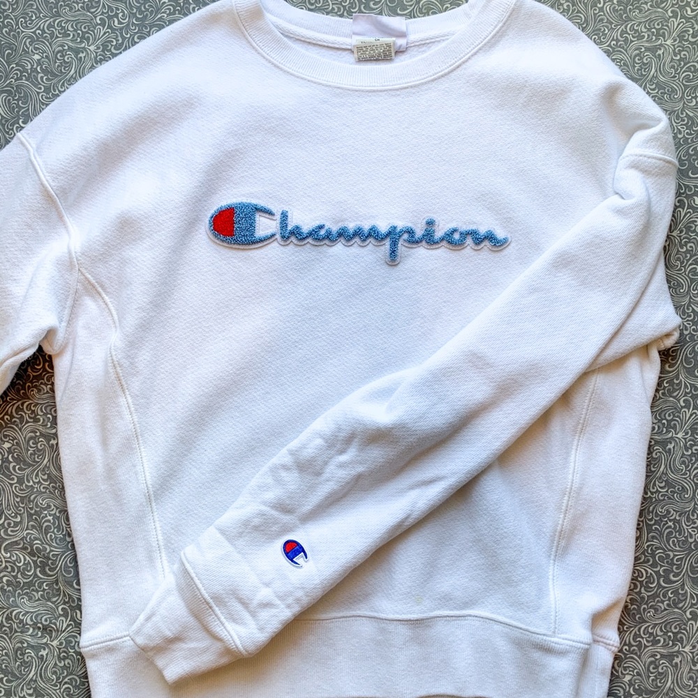 champion reverse weave crew neck